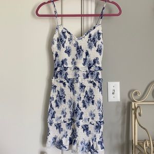 Abercrombie & Fitch Floral Blue Dress